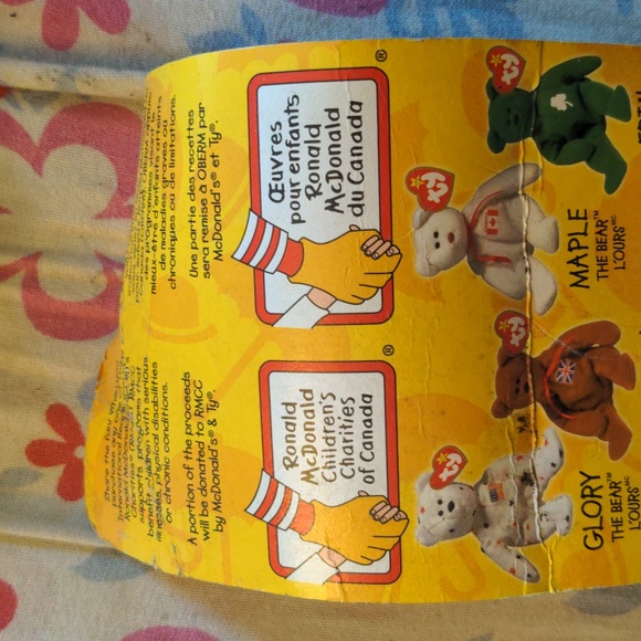 1999 Mc Donalds Bear Ty Brittannia The Bear Sealed - Picture 4 of 10